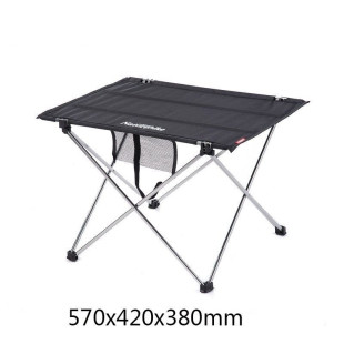 Столик складной Naturehike S 570х420х380 мм NH15Z012-S черный