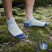Носки низкие Naturehike CYY2341ZJ012, размер L, черно-серые