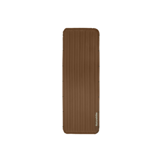 Матрас надувной одинарный Naturehike CNK2450WS034, 95 мм, с мешком для надувания, коричневый