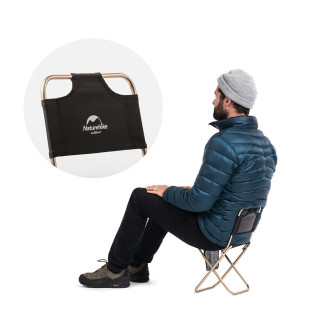 Стул складной со спинкой Naturehike MZ01 black NH18M001-Z