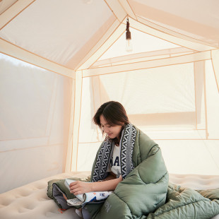 Спальный мешок Naturehike L150 NH20MSD05, (13°C) левый, темно-зеленый