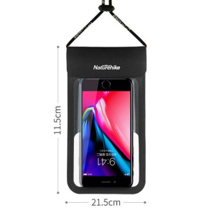 Гермочехол для смартфона CB02 IPX8 6 inch Naturehike NH18S002-D черный