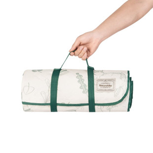 Коврик для пикника водостойкий Naturehike CNH22DZ14004, 180×200 см, зеленый с принтом