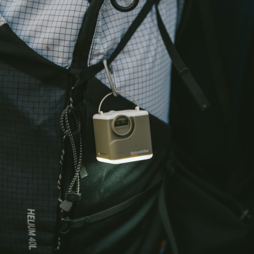 Многофункциональный воздушный насос-фонарь Naturehike CNK2550ZM012, зеленый