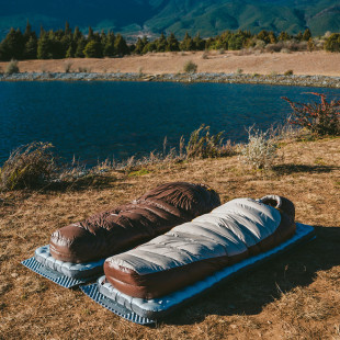 Спальник с натуральным пухом Naturehike Snowbird CNK2550WS014, р-р L, коричневый 400 г