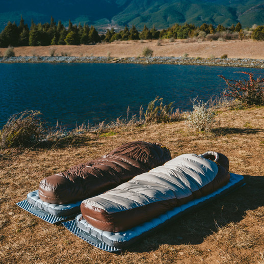 Спальник с натуральным пухом Naturehike Snowbird CNK2550WS014, р-р L, коричневый 400 г