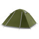 Палатка трехместная Naturehike P-Series CNK2300ZP028, темная оливковая