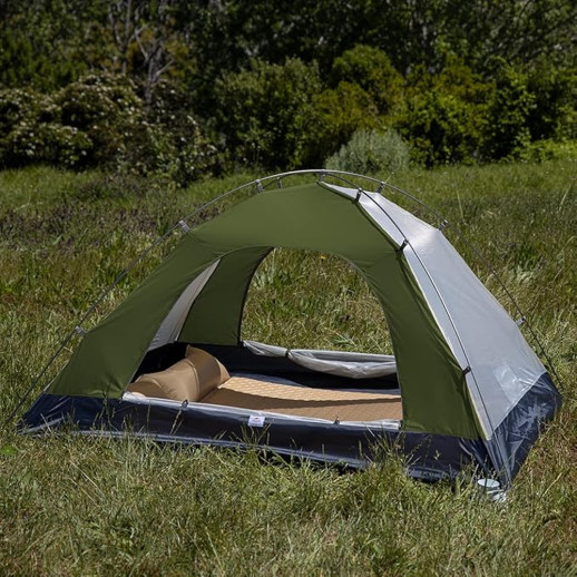 Палатка трехместная Naturehike P-Series CNK2300ZP028, темная оливковая