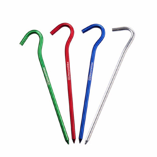 Колы с крючком алюминиевые Naturehike NH15A008-I, 16 см (8 шт)
