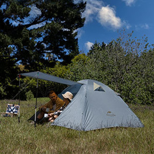 Палатка четырехместная Naturehike P-Series CNK2300ZP028, светлая серая