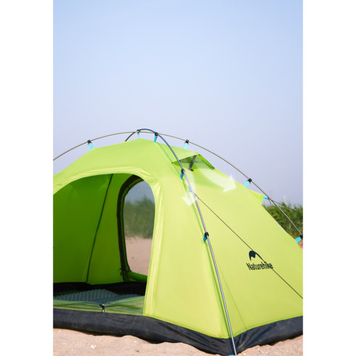 Палатка двухместная Naturehike CNK2450WS030, зеленая