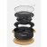 Настольная круглая печь с решеткой Naturehike CNK2550CF010, 36*32.6*12 см, хромированное железо