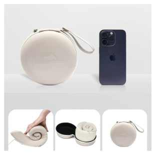 Подушка хлопковая для шеи, с памятью Naturehike CNK2450WS019, серая