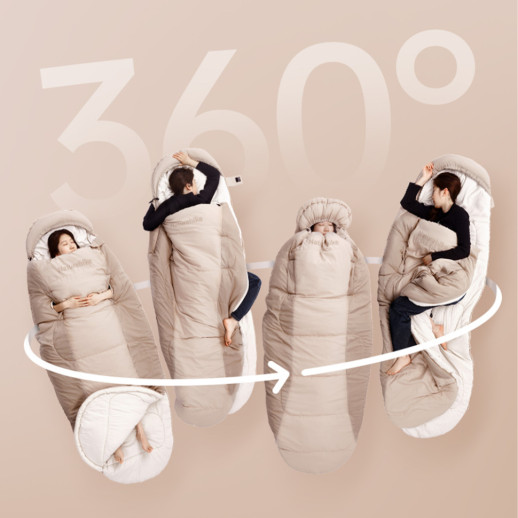 Спальный мешок овальный Naturehike PS200 CNK2350WS026, бежевый