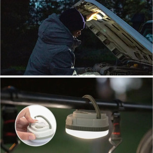 Фонарь кемпинговый на аккумуляторах Naturehike NH16D300-D, зеленый