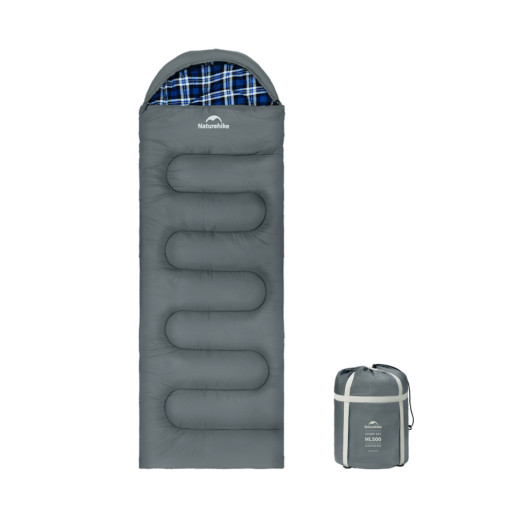 Спальный мешок с капюшоном Naturehike Clear Sky CNK2450WS042, серый