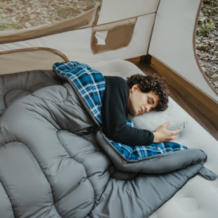 Спальный мешок с капюшоном Naturehike Clear Sky HL500 CNK2450WS042, серый