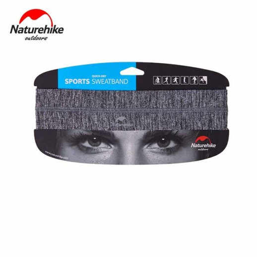 Повязка на голову Naturehike Outdoor Sport Sweatband grey NH17Z020-D