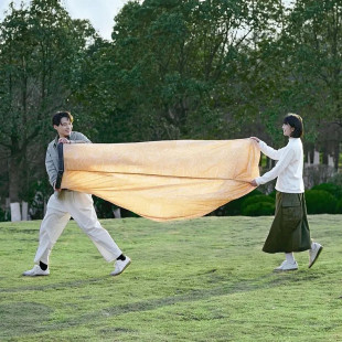 Ламзак Naturehike CNH22DZ022, бежевый с принтом