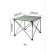 Складной стол Naturehike CNK2450JJ013, M, алюминий, серый