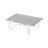 Складной стол Naturehike CNK2450JJ024, 31х21 см, алюминий, серый