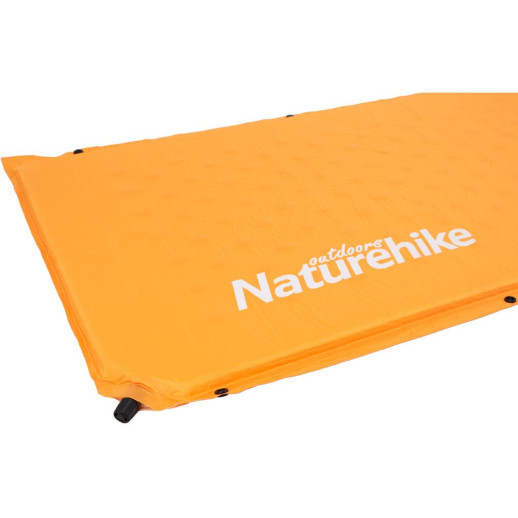 Коврик самонадувающийся с подушкой Naturehike NH15Q002-D, 25мм, оранжевый