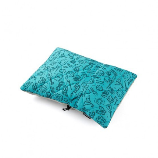 Подушка Naturehike Sponge Square Pillow blue NH19ZT001