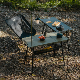 Складной стол Naturehike CNK2450JJ025, 80х40 см, алюминий, оливковый