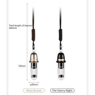 Фонарь кемпинговый Naturehike CNK2350ZM010, 118х39мм, коричневый