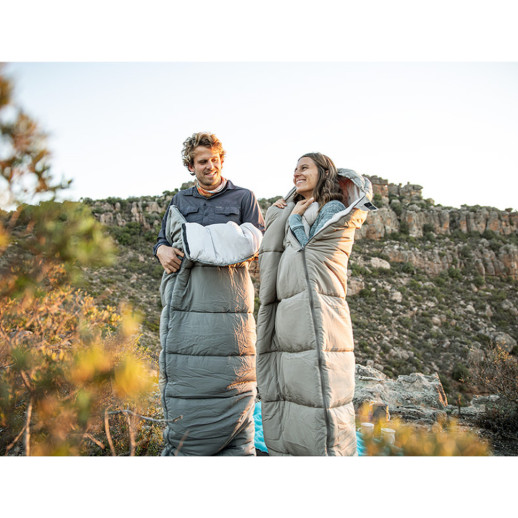Спальный мешок с капюшоном Naturehike M300 NH20MSD02, зеленый, правый