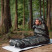 Спальный мешок с капюшоном Naturehike M320 CNK2350WS023, зеленый камуфляж, левый