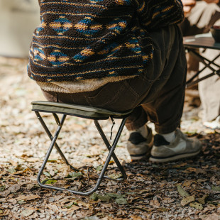 Стул складной Naturehike CNK2550JJ011, алюминий, оливковый