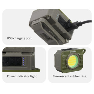 Фонарь наключный Naturehike CNK2450ZM014, оливковый