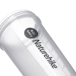 Бутылка-шейкер c шариком Naturehike Fitness 0.7л grey NH19SJ003