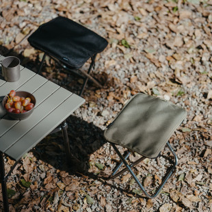 Стул складной Naturehike CNK2550JJ011, алюминий, черный