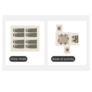 Палатка восьмиместная Naturehike Cape 13.1 CNK2450WS050 с быстрым раскрытием, серо-коричневая