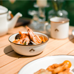 Миска эмалированная Naturehike CNK2300CW013, белая