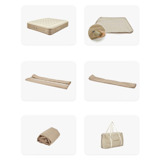 Матрас надувной двойной Naturehike CNH22DZ015, со встроенной помпой