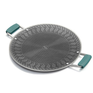 Сковорода из нержавеющей стали с силиконовыми ручками Naturehike CNK2550CF011, 34 х 34 см