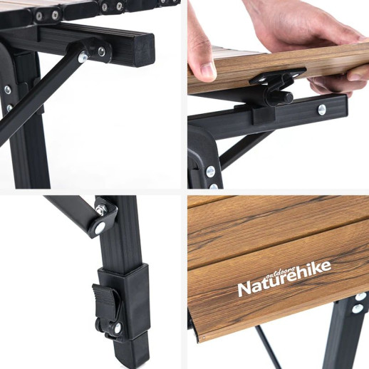 Стол раскладной с выдвижными ножками Naturehike NH19Z003-D, большой
