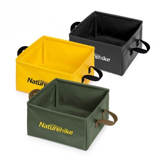 Ведро складное Naturehike Square bucket 13л yellow NH19SJ007
