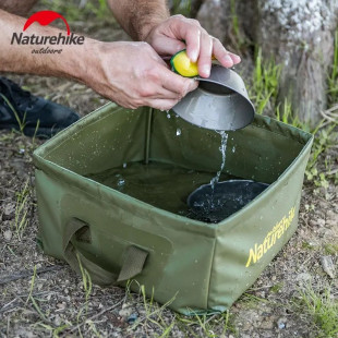 Ведро складное Naturehike Square bucket 13л yellow NH19SJ007