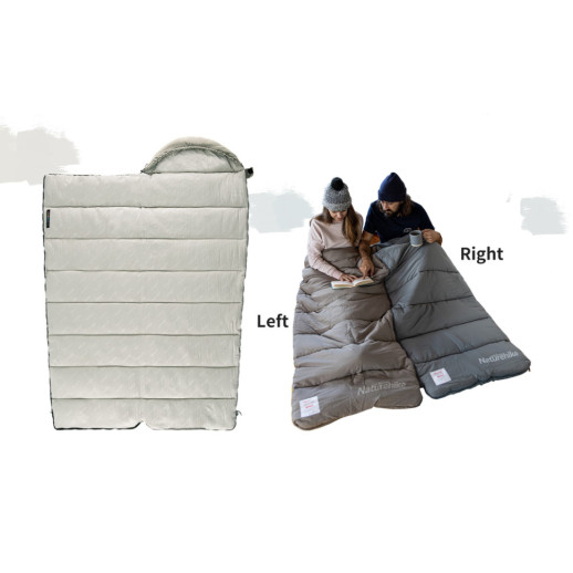 Спальный мешок Naturehike M180 CNK2350WS023 правый, светло-зеленый