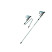 Трекинговая палка Naturehike CNK2450DS013, 103-120 см, зеленая