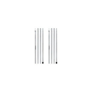 Стойки для тента стальные оцинкованные Naturehike Steel poles NH19PJ042, 25мм*2.4м, серые (2 шт)