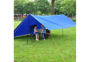 Тент кемпинговый Naturehike 420D 4х3 м, 2,5 кг  orange (NH15T001-M)