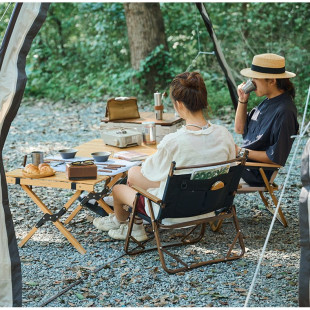 Кресло складное Naturehike MW02 NH19Y002-D, 600D Oxford / алюминий, р-р М, черный