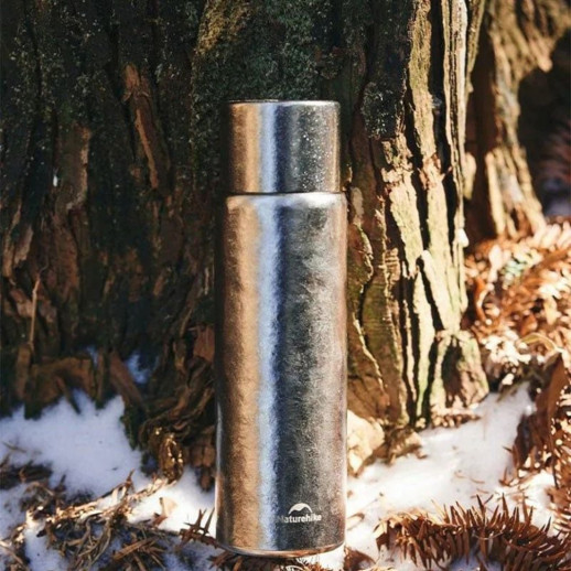 Термос титановый с чехлом Naturehike CNK230CF012 600 ml