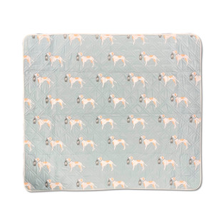 Коврик для пикника Naturehike CNK2350WS010 170*200 см, голубой с принтом