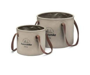 Ведро складное Naturehike Round bucket PVC 10 л NH20SJ040 coffee